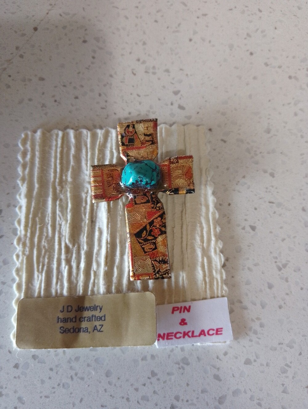 Aztec Cross Pin
